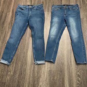 2 slightly used women’s Hollister 29x26 jeans